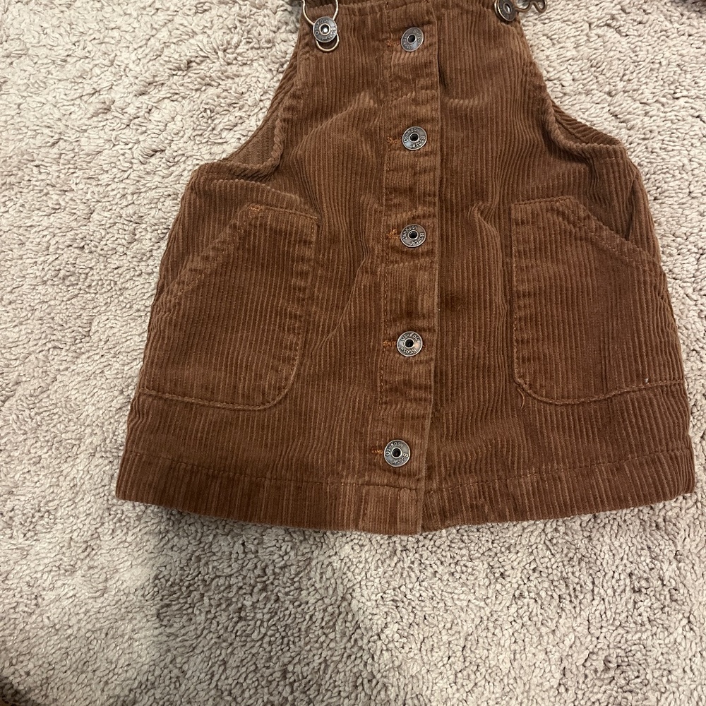 Toddler girl overall dress